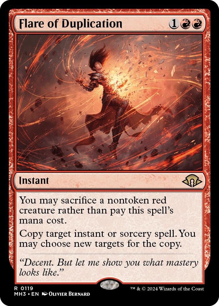 Image for Flare of Duplication (119) [Modern Horizons 3] - Magic: The Gathering