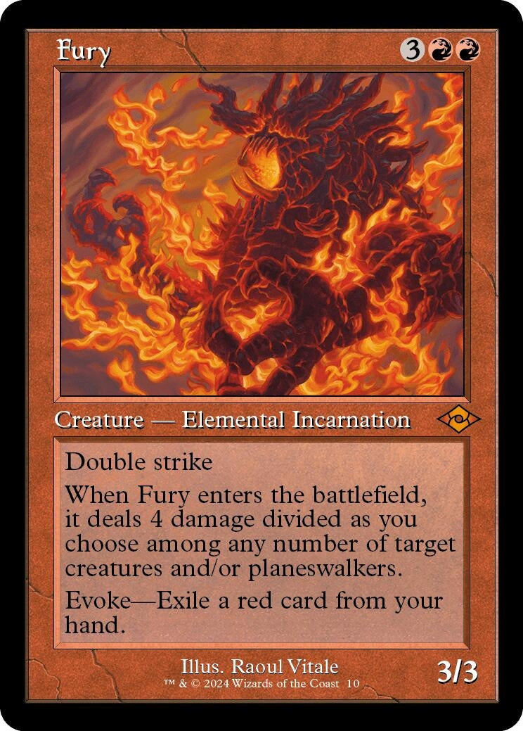 Image for Fury (Retro Frame) (10) [Modern Horizons 2] - Magic: The Gathering