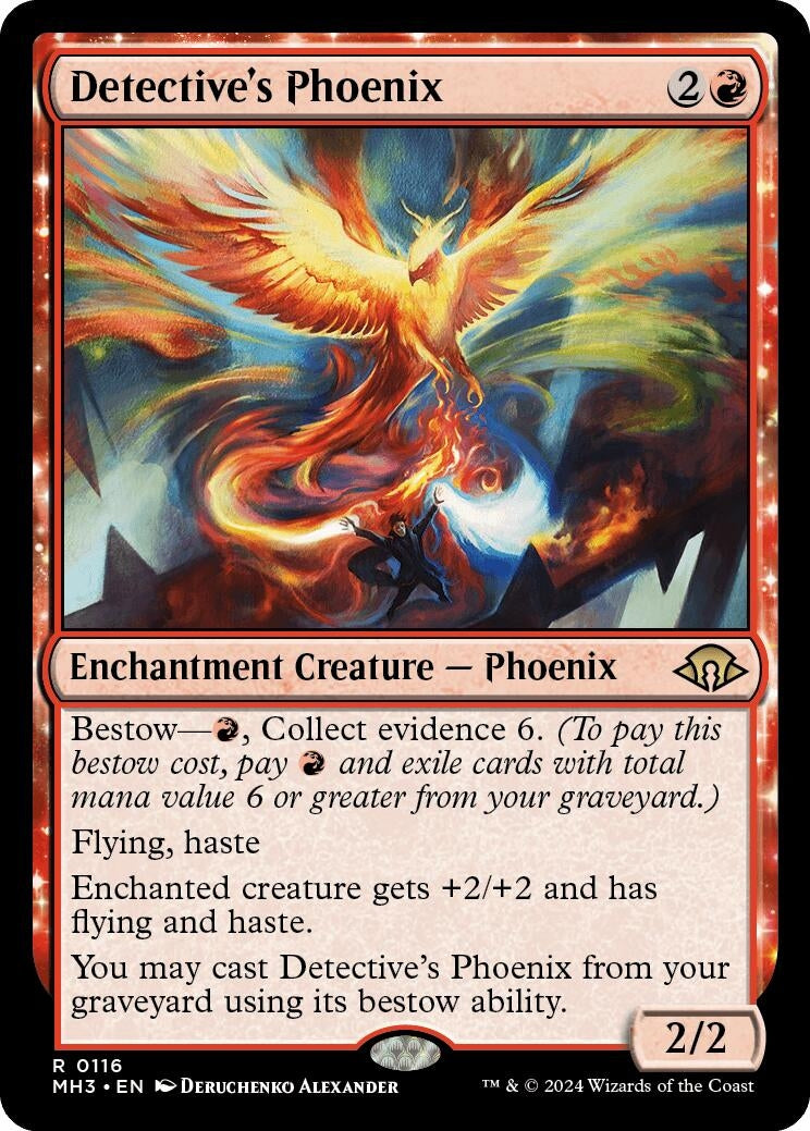 Image for Detective's Phoenix (116) [Modern Horizons 3] - Magic: The Gathering