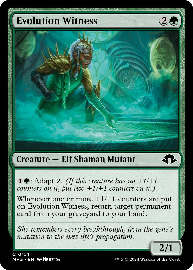 Image for Evolution Witness (151) [Modern Horizons 3] - Magic: The Gathering