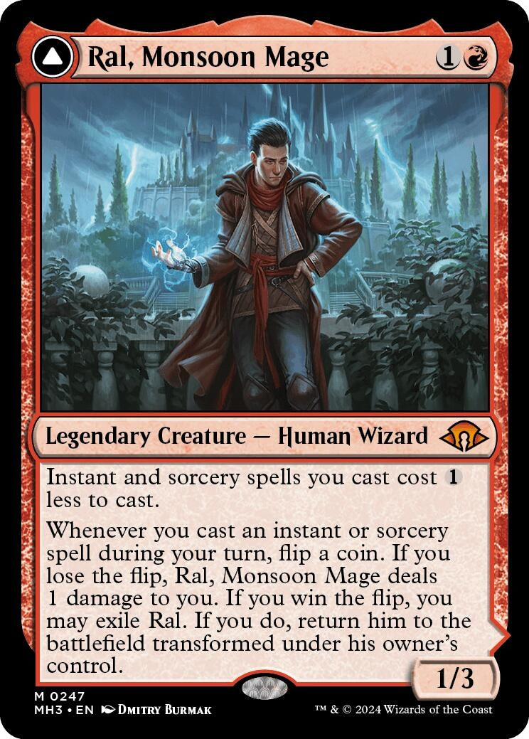 Image for Ral, Monsoon Mage (247) [Modern Horizons 3] - Magic: The Gathering