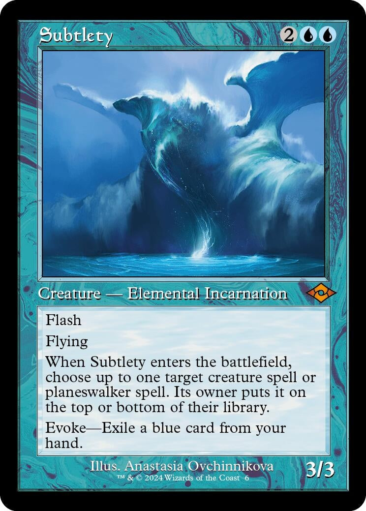 Image for Subtlety (Retro Frame) (6) [Modern Horizons 2] - Magic: The Gathering