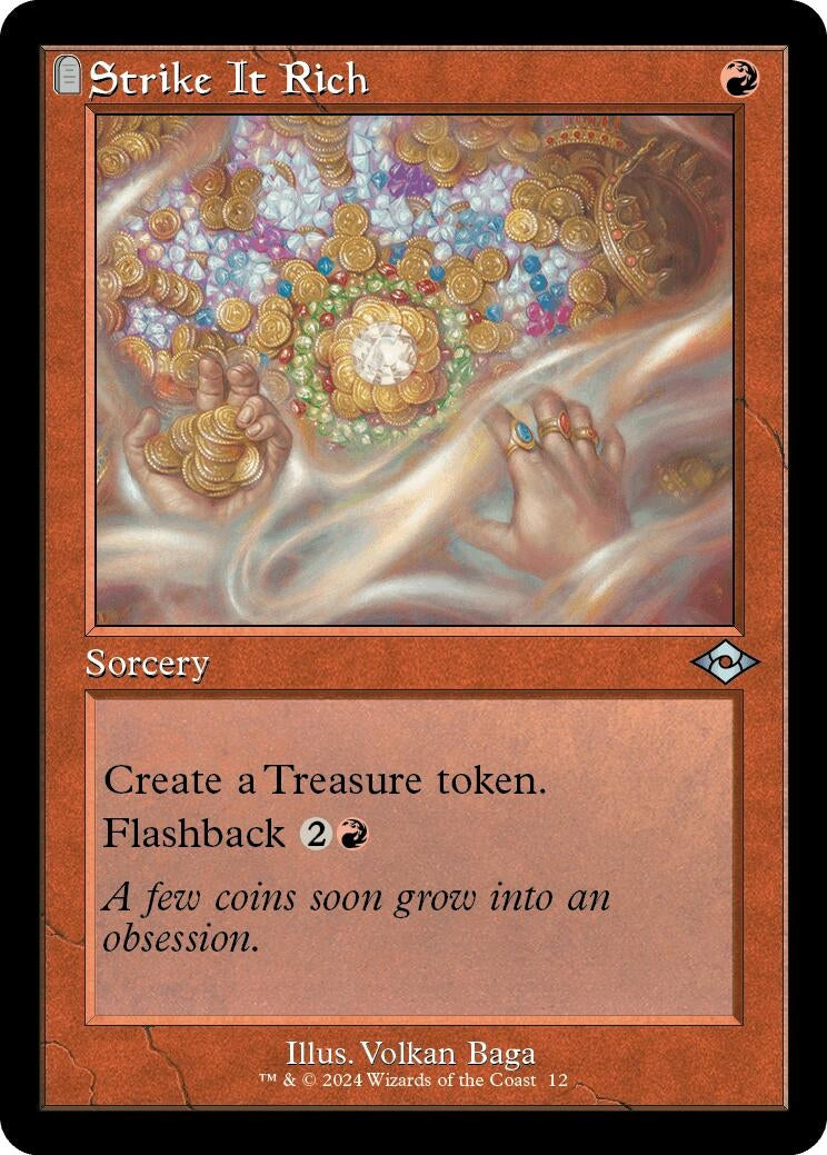 Image for Strike It Rich (Retro Frame) (12) [Modern Horizons 2] - Magic: The Gathering