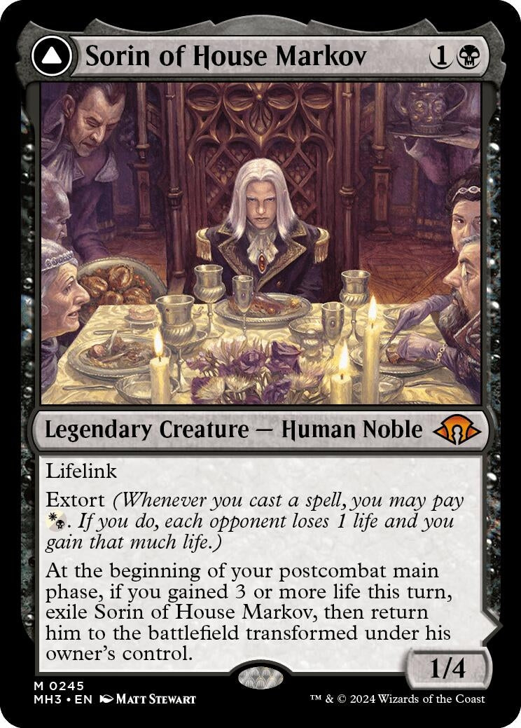 Image for Sorin of House Markov (245) [Modern Horizons 3] - Magic: The Gathering