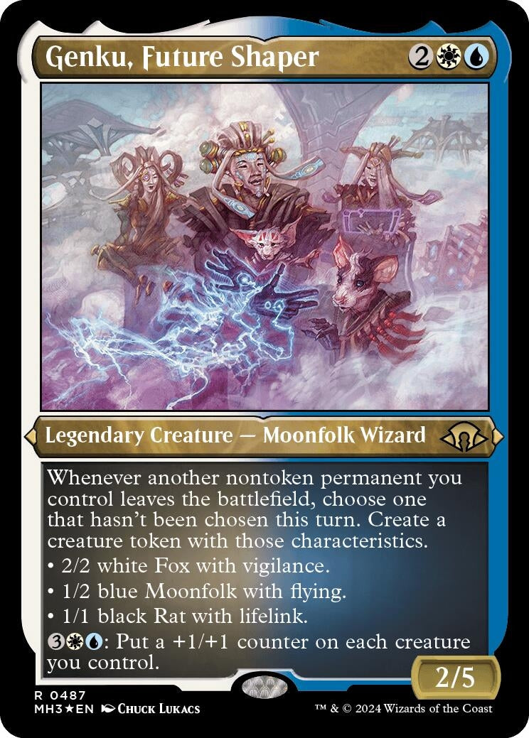 Image for Genku, Future Shaper (Foil Etched) (487) [Modern Horizons 3] - Magic: The Gathering