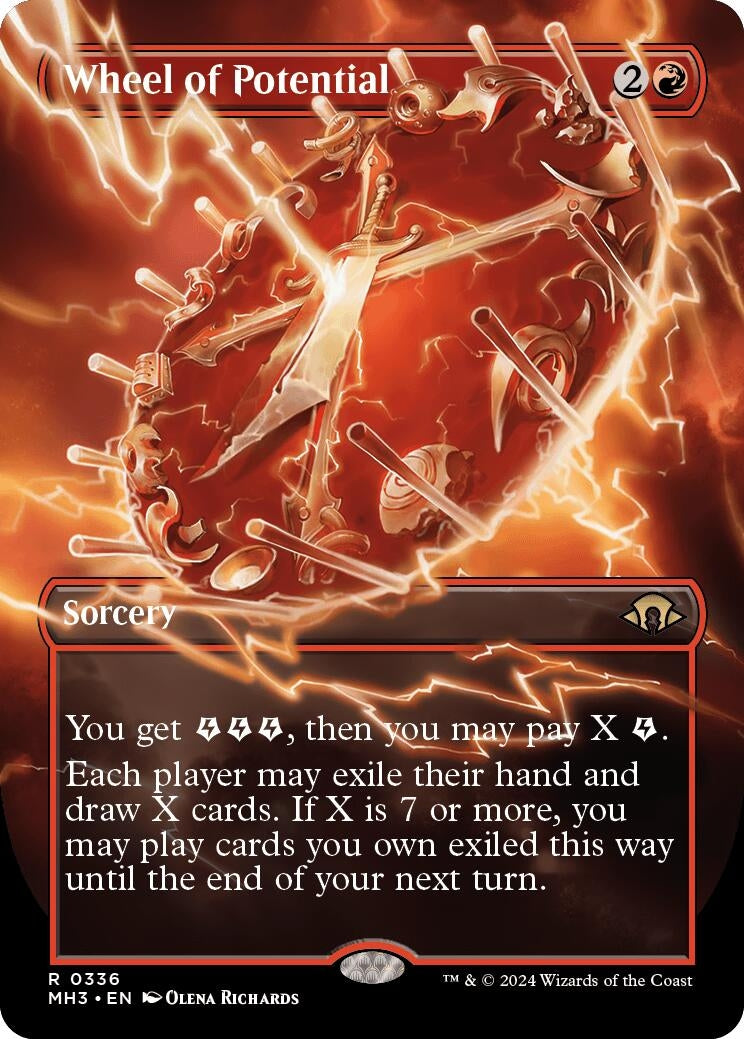 Image for Wheel of Potential (Borderless) (336) [Modern Horizons 3] - Magic: The Gathering