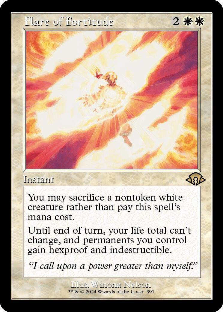 Image for Flare of Fortitude (Retro Frame) (391) [Modern Horizons 3] - Magic: The Gathering
