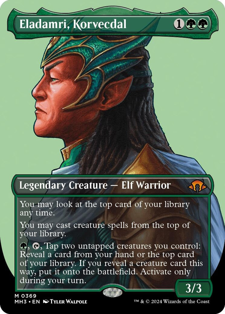 Image for Eladamri, Korvecdal (Borderless) (369) [Modern Horizons 3] - Magic: The Gathering