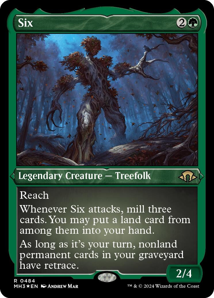 Image for Six (Foil Etched) (484) [Modern Horizons 3] - Magic: The Gathering
