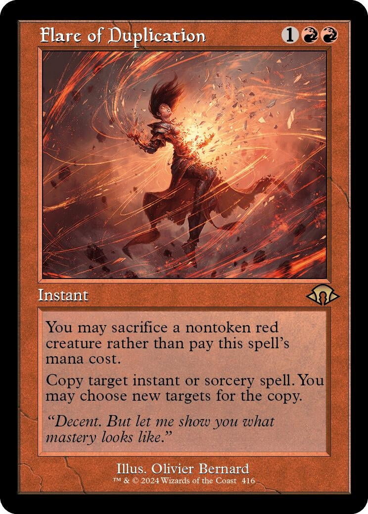 Image for Flare of Duplication (Retro Frame) (416) [Modern Horizons 3] - Magic: The Gathering