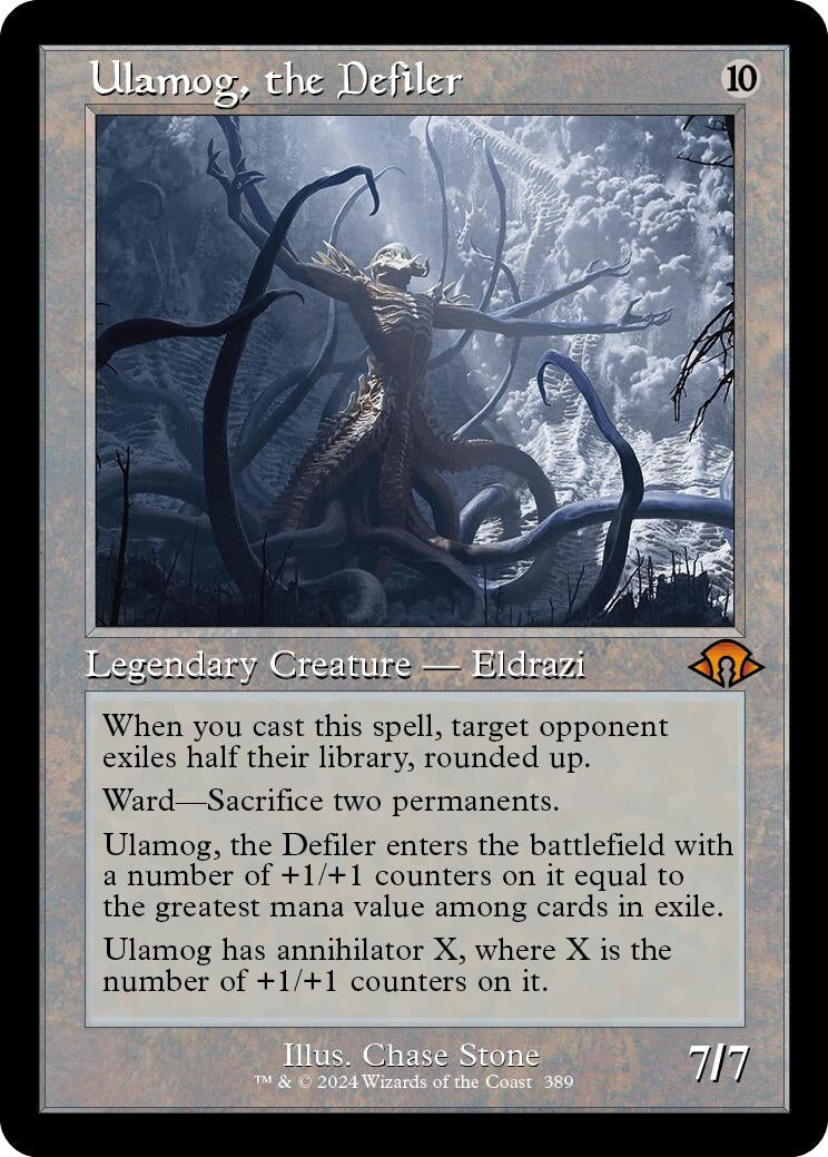 Image for Ulamog, the Defiler (Retro Frame) (389) [Modern Horizons 3] - Magic: The Gathering
