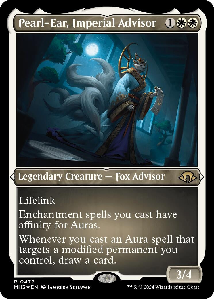 Image for Pearl-Ear, Imperial Advisor (Foil Etched) (477) [Modern Horizons 3] - Magic: The Gathering