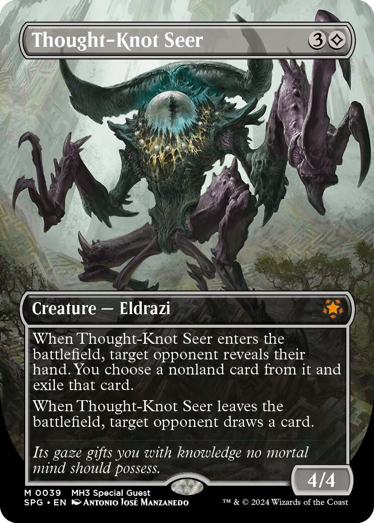 Image for Thought-Knot Seer (Borderless) (39) [Special Guests] - Magic: The Gathering