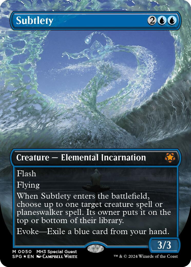 Image for Subtlety (Borderless) (Textured Foil) (50) [Special Guests] - Magic: The Gathering