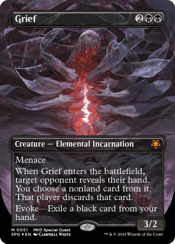 Image for Grief (Borderless) (Textured Foil) (51) [Special Guests] - Magic: The Gathering