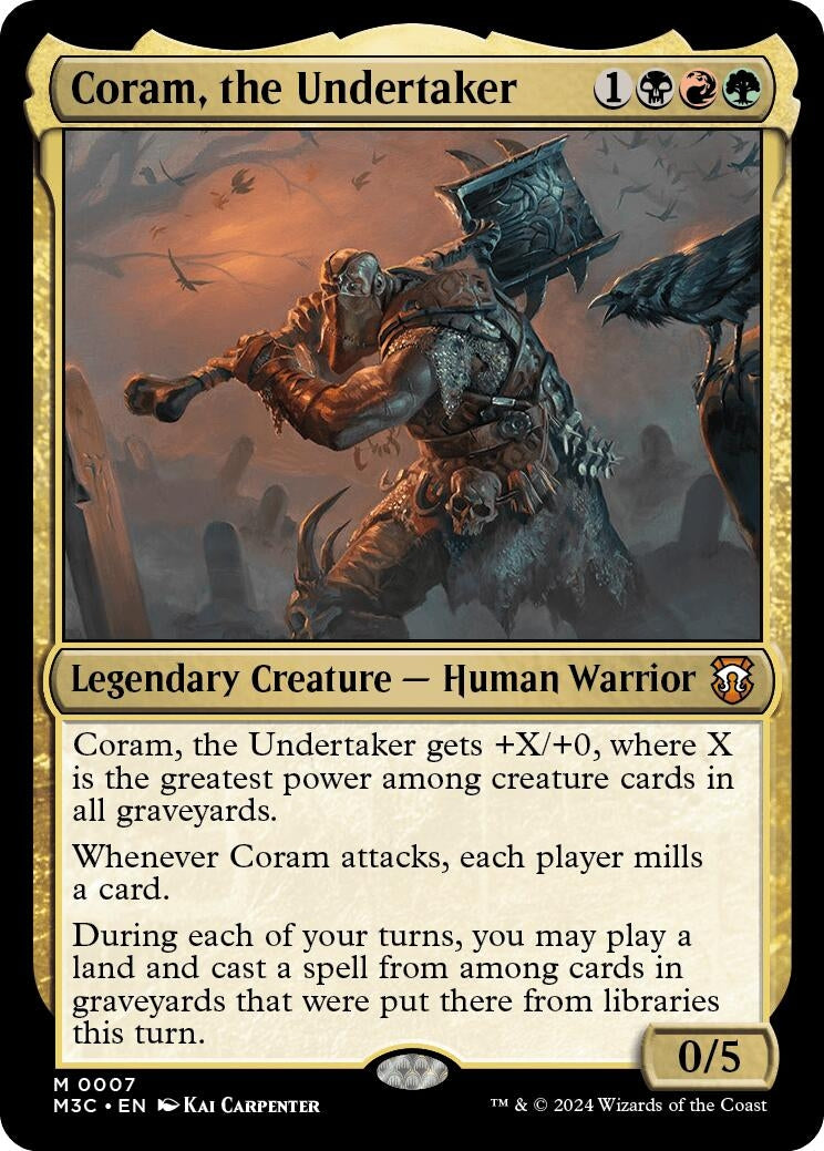 Image for Coram, the Undertaker (7) [Modern Horizons 3] - Magic: The Gathering