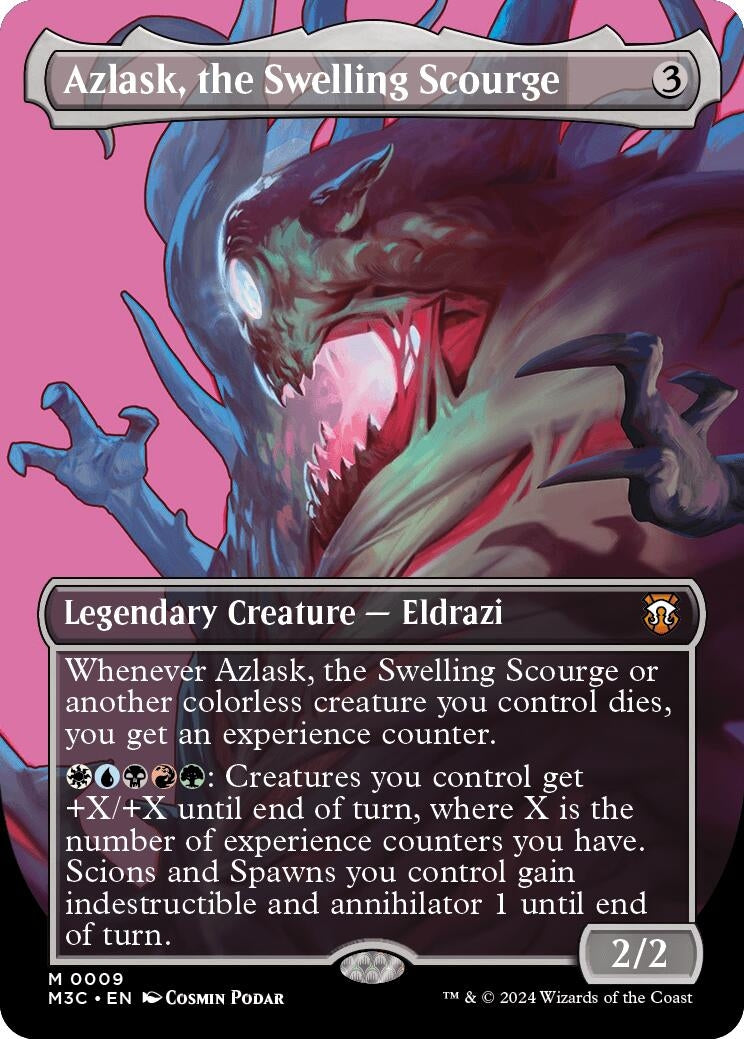 Image for Azlask, the Swelling Scourge (Borderless) (9) [Modern Horizons 3] - Magic: The Gathering