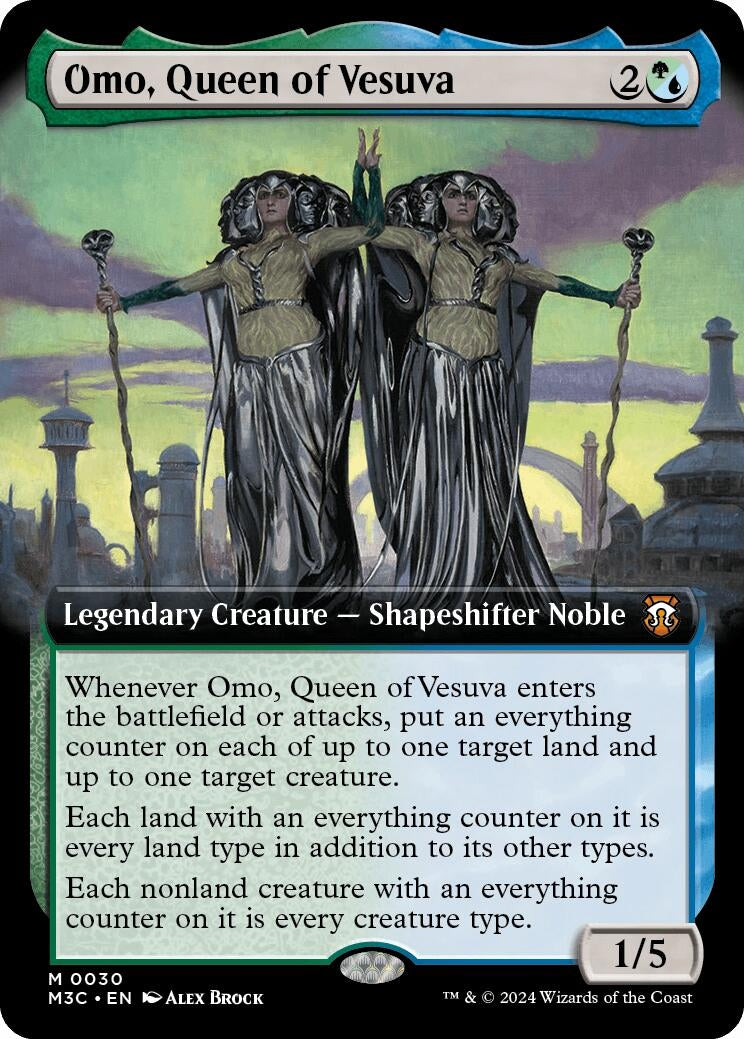 Image for Omo, Queen of Vesuva (Extended Art) (30) [Modern Horizons 3] - Magic: The Gathering
