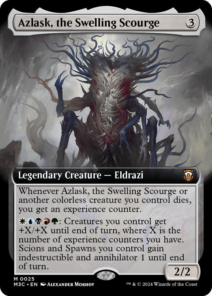 Image for Azlask, the Swelling Scourge (Extended Art) (25) [Modern Horizons 3] - Magic: The Gathering