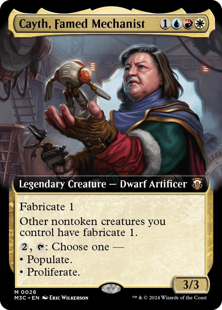 Image for Cayth, Famed Mechanist (Extended Art) (26) [Modern Horizons 3] - Magic: The Gathering