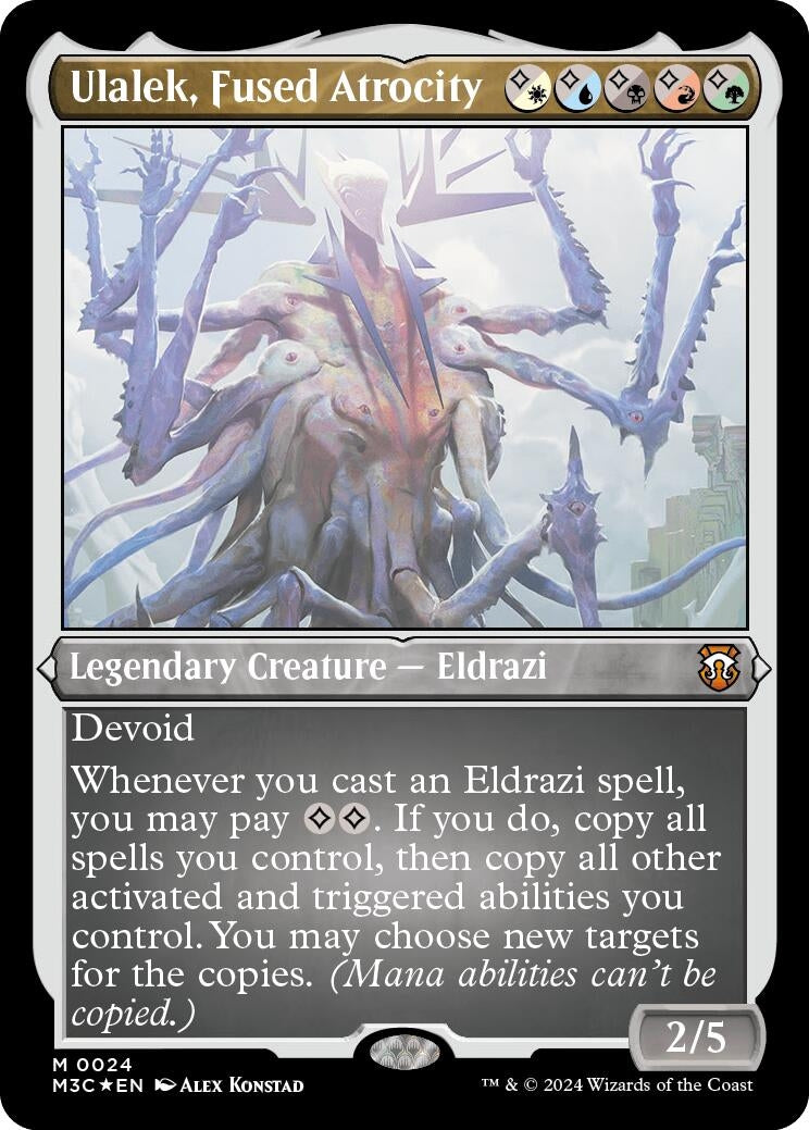 Image for Ulalek, Fused Atrocity (Foil Etched) (24) [Modern Horizons 3] - Magic: The Gathering