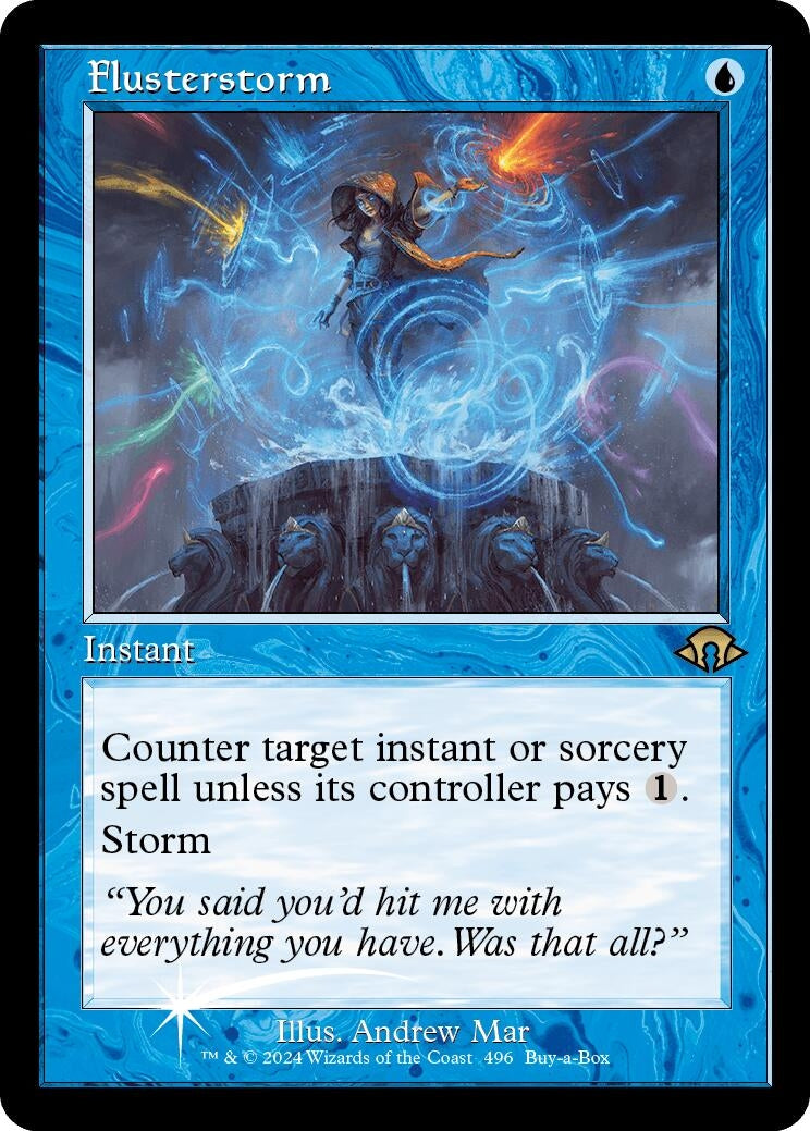 Image for Flusterstorm (Retro Frame) (496) [Buy-A-Box Promos] - Magic: The Gathering