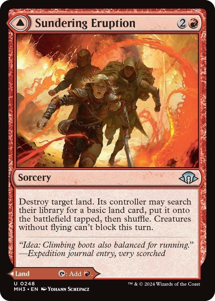 Image for Sundering Eruption (248) [Modern Horizons 3] - Magic: The Gathering