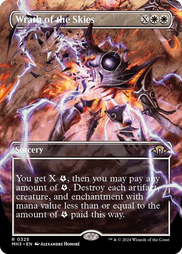 Image for Wrath of the Skies (Borderless) (325) [Modern Horizons 3] - Magic: The Gathering