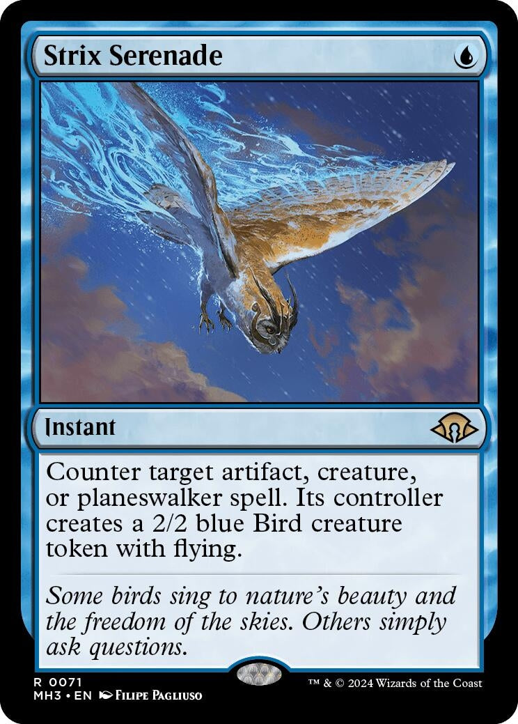 Image for Strix Serenade (71) [Modern Horizons 3] - Magic: The Gathering