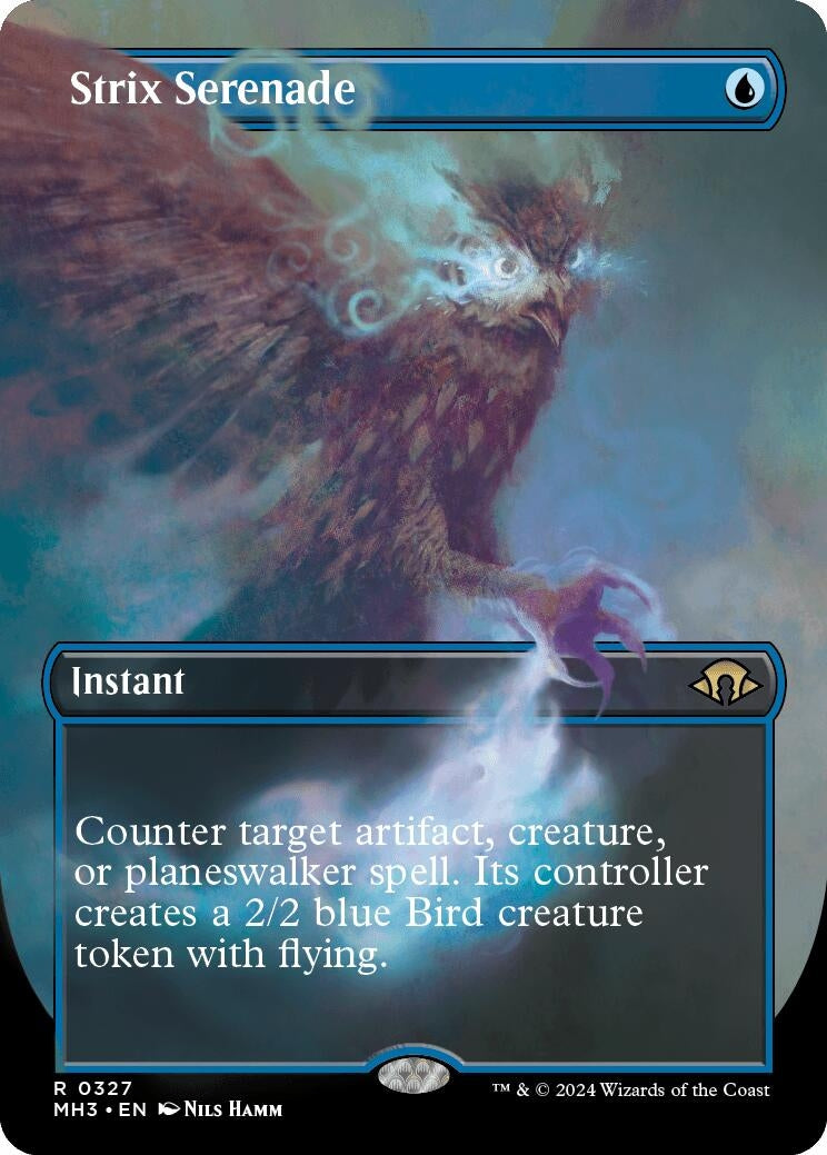 Image for Strix Serenade (Borderless) (327) [Modern Horizons 3] - Magic: The Gathering
