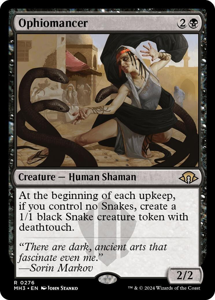 Image for Ophiomancer (276) [Modern Horizons 3] - Magic: The Gathering