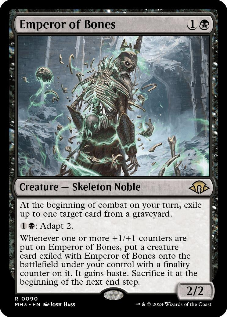 Image for Emperor of Bones (90) [Modern Horizons 3] - Magic: The Gathering
