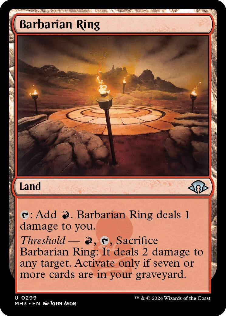 Image for Barbarian Ring (299) [Modern Horizons 3] - Magic: The Gathering