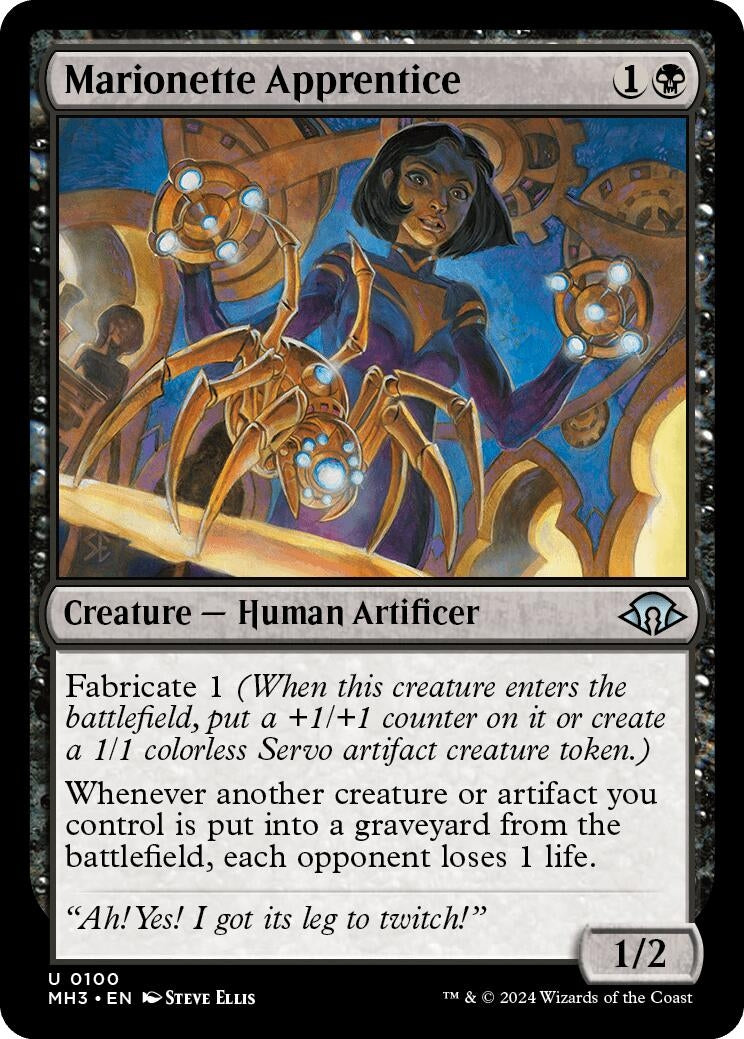 Image for Marionette Apprentice (100) [Modern Horizons 3] - Magic: The Gathering