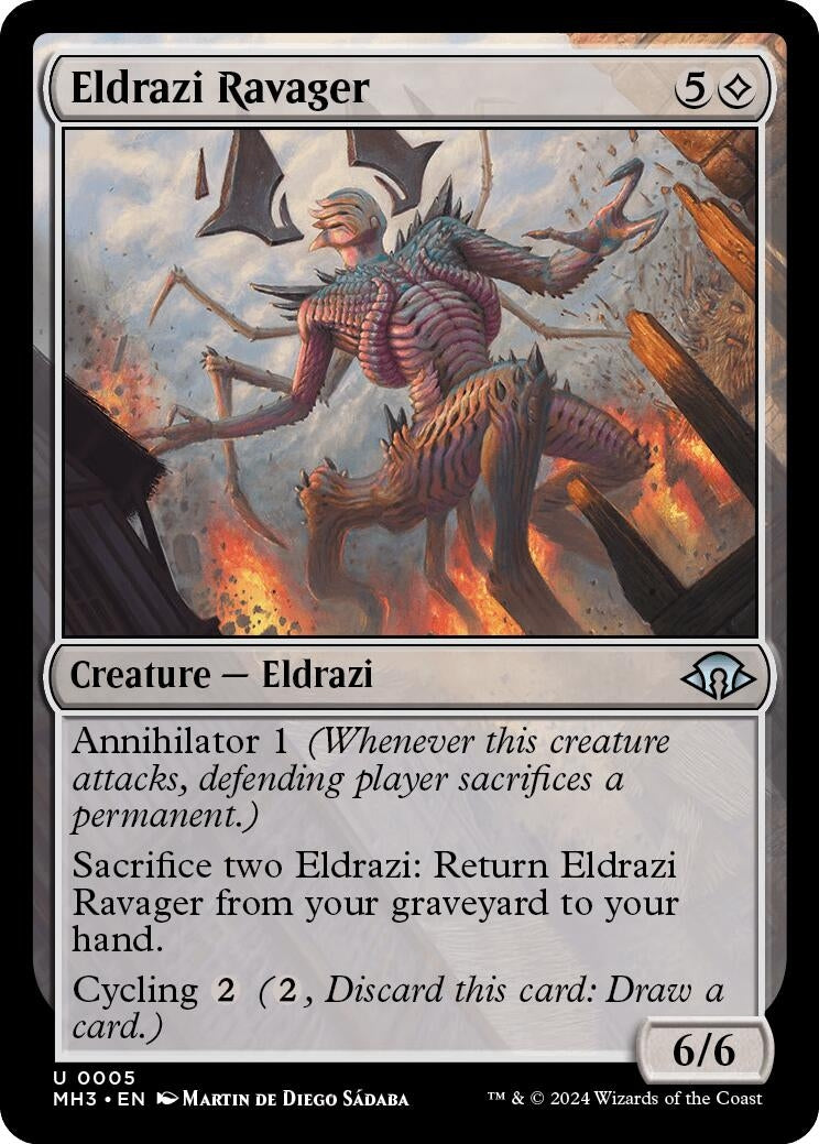 Image for Eldrazi Ravager (5) [Modern Horizons 3] - Magic: The Gathering