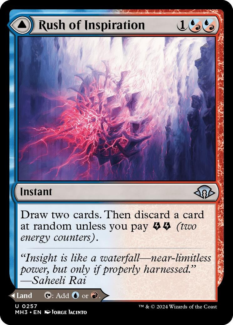 Image for Rush of Inspiration (257) [Modern Horizons 3] - Magic: The Gathering