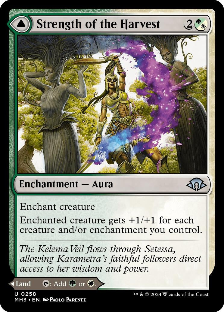 Image for Strength of the Harvest (258) [Modern Horizons 3] - Magic: The Gathering