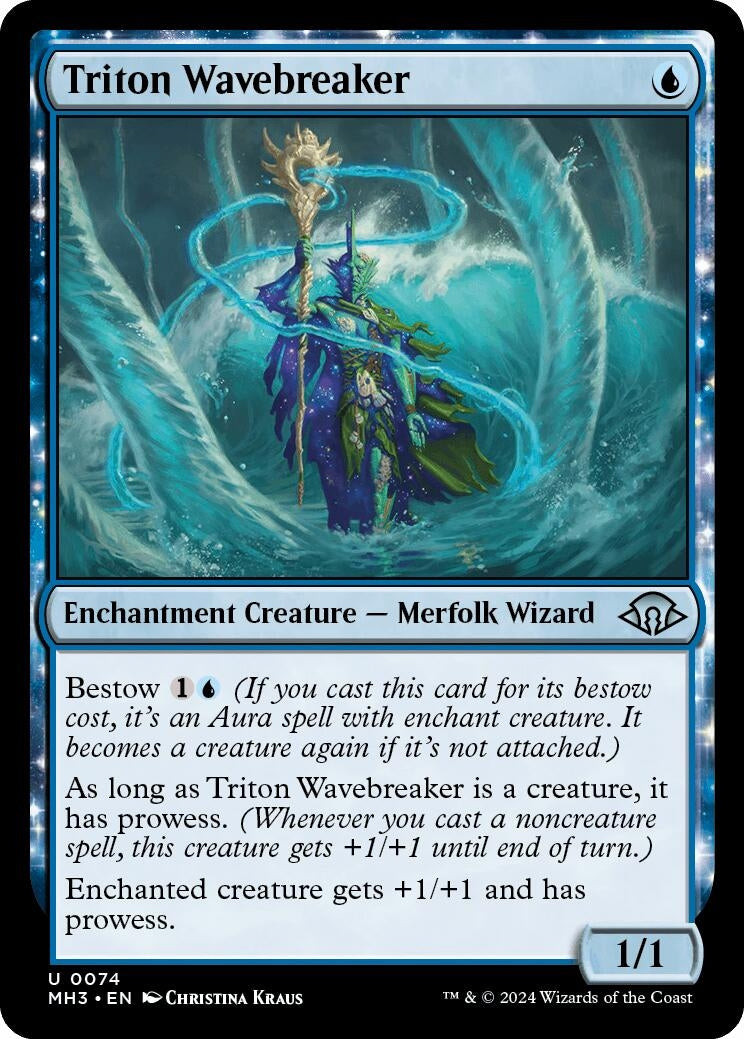 Image for Triton Wavebreaker (74) [Modern Horizons 3] - Magic: The Gathering