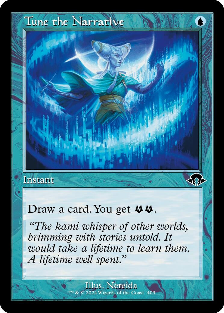 Image for Tune the Narrative (Retro Frame) (403) [Modern Horizons 3] - Magic: The Gathering