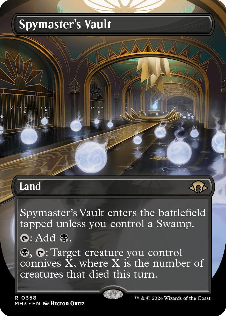Image for Spymaster's Vault (Borderless) (358) [Modern Horizons 3] - Magic: The Gathering