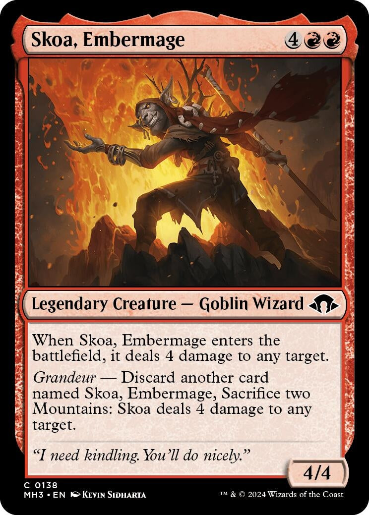 Image for Skoa, Embermage (138) [Modern Horizons 3] - Magic: The Gathering