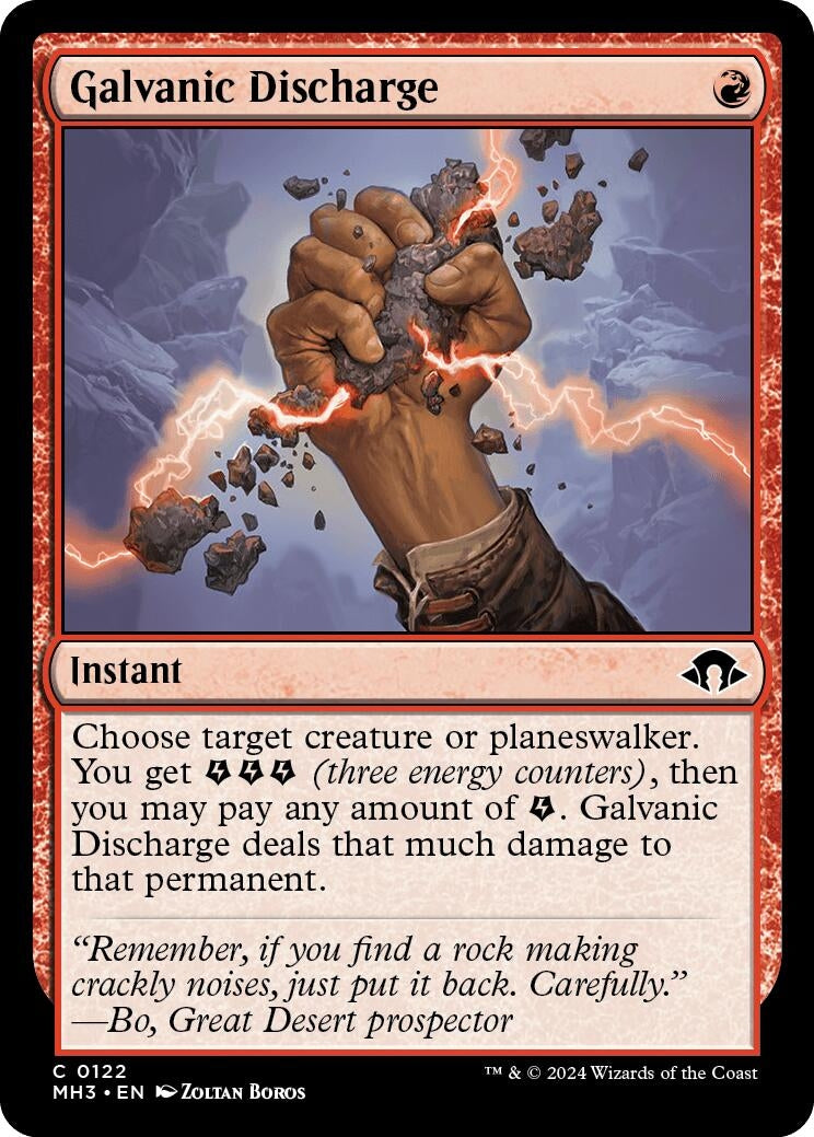 Image for Galvanic Discharge (122) [Modern Horizons 3] - Magic: The Gathering