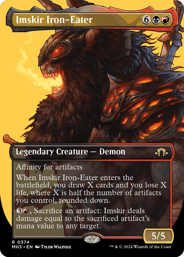 Image for Imskir Iron-Eater (Borderless) (374) [Modern Horizons 3] - Magic: The Gathering