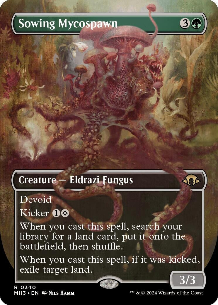 Sowing Mycospawn (Borderless) (340) [Modern Horizons 3]