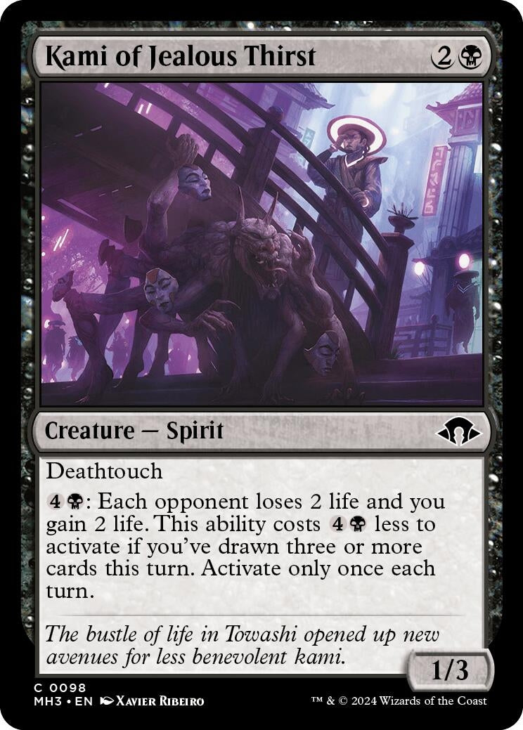 Image for Kami of Jealous Thirst (98) [Modern Horizons 3] - Magic: The Gathering