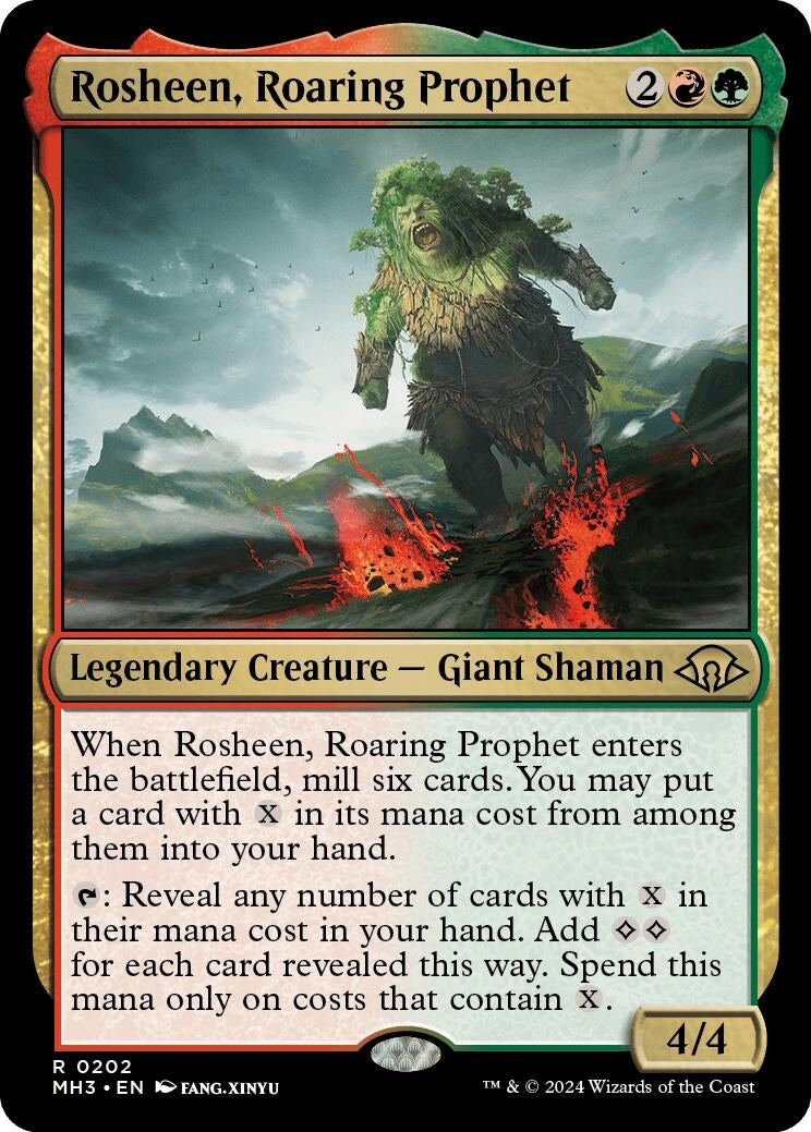 Image for Rosheen, Roaring Prophet (202) [Modern Horizons 3] - Magic: The Gathering