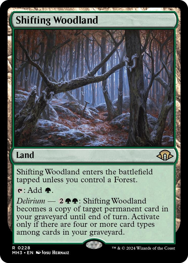 Image for Shifting Woodland (228) [Modern Horizons 3] - Magic: The Gathering