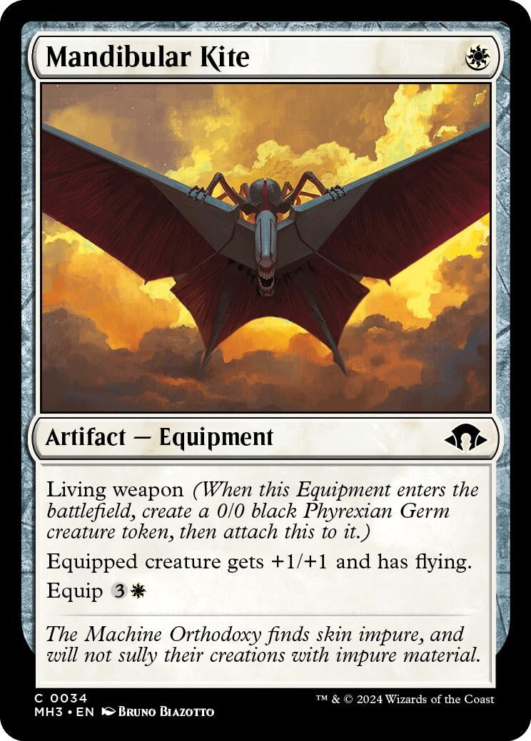 Image for Mandibular Kite (34) [Modern Horizons 3] - Magic: The Gathering