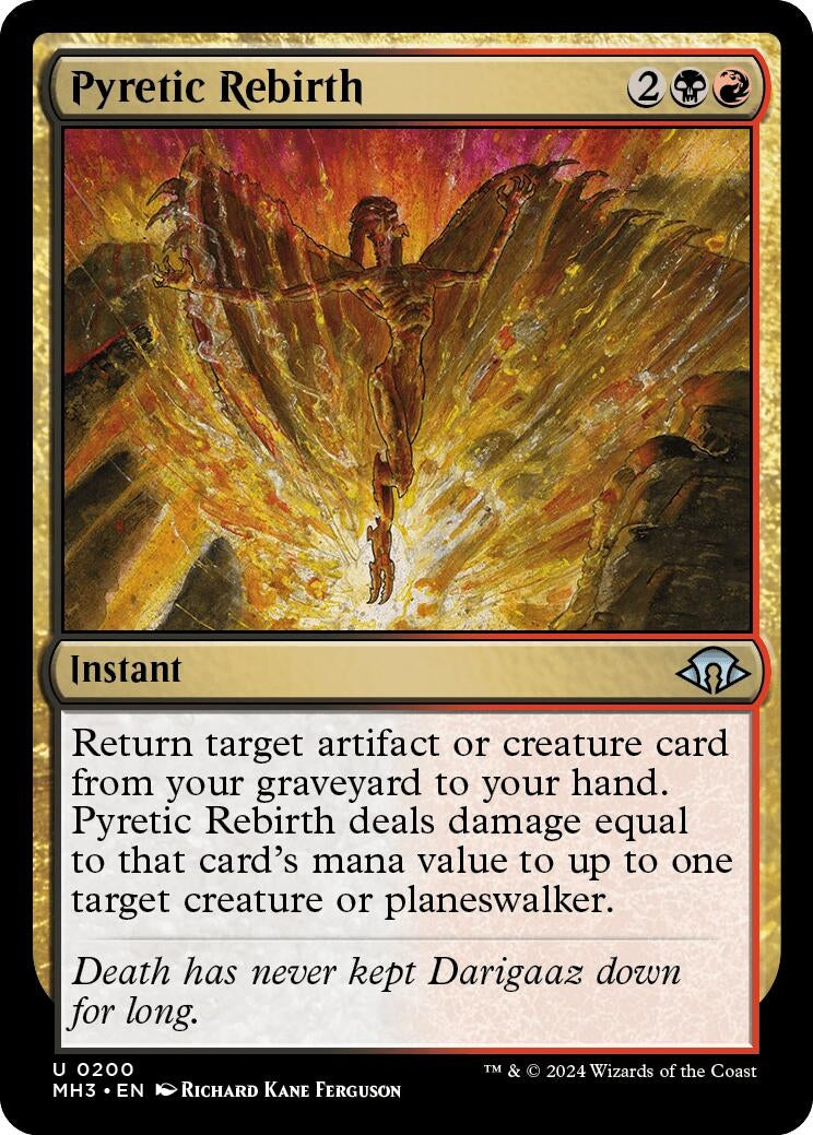 Image for Pyretic Rebirth (200) [Modern Horizons 3] - Magic: The Gathering