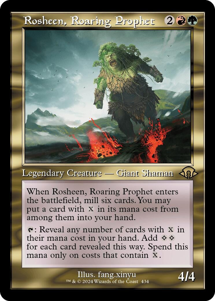 Image for Rosheen, Roaring Prophet (Retro Frame) (434) [Modern Horizons 3] - Magic: The Gathering
